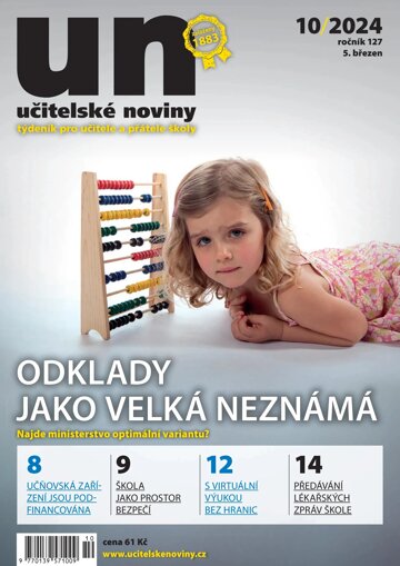 Obálka e-magazínu Učitelské noviny 10/2024