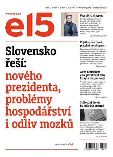 Obálka e-magazínu E15 21.3.2024