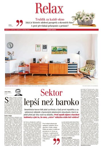 Obálka e-magazínu LN+ Čechy - 4.5.2024