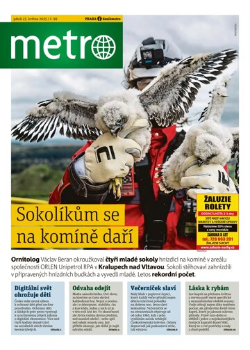 Obálka e-magazínu deník METRO 23.5.2025