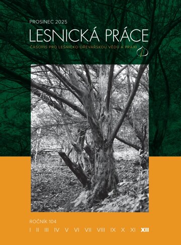 Obálka e-magazínu lesnická prace 2025 12
