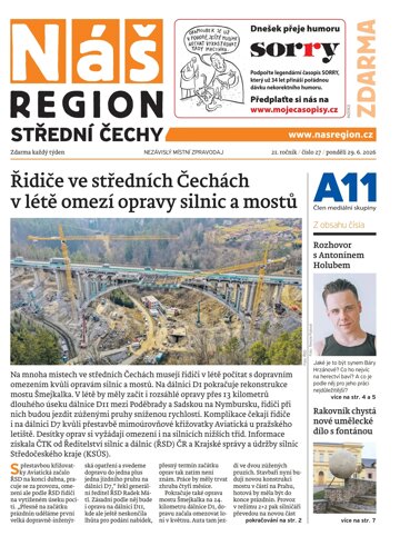 Obálka e-magazínu Náš Region - Střední Čechy 27/2026