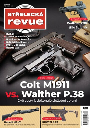 Obálka e-magazínu Střelecká revue 11/2026