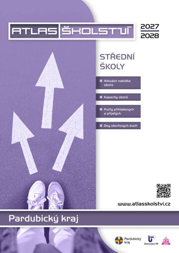 Obálka e-magazínu Atlas školství - střední školy - Pardubický kraj 2027/2028