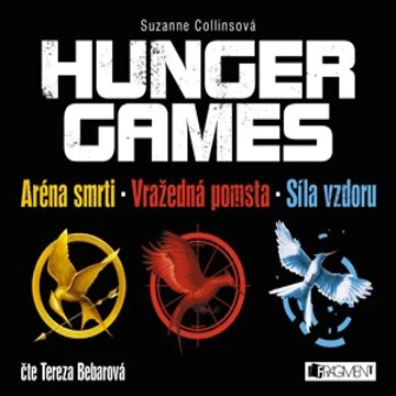 Obálka audioknihy HUNGER GAMES – komplet – komplet 1. -3. díl