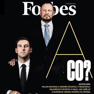 Obálka audioknihy Forbes listopad 2021