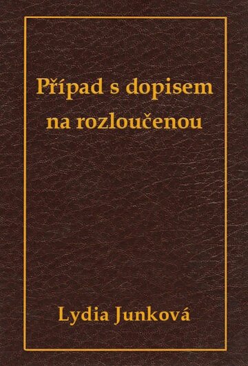 Obálka knihy Případ s dopisem na rozloučenou