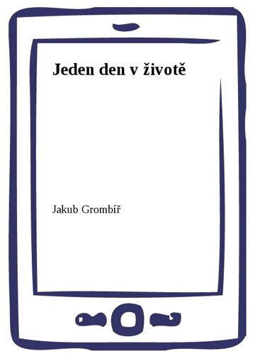 Obálka knihy Jeden den v životě