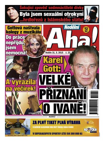 Obálka e-magazínu Nedělní AHA! 31.5.2015