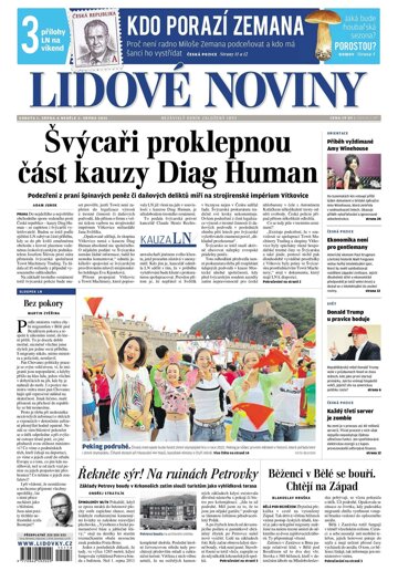 Obálka e-magazínu Lidové noviny 1.8.2015