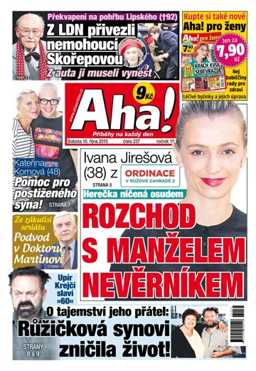 Obálka e-magazínu AHA! 10.10.2015