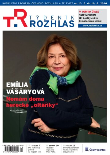 Obálka e-magazínu Týdeník Rozhlas 24/2016