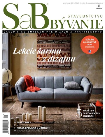 Obálka e-magazínu SaB - Stavebníctvo a bývanie jan./feb. 2017