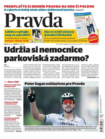 Obálka e-magazínu Pravda 29. 7. 2017