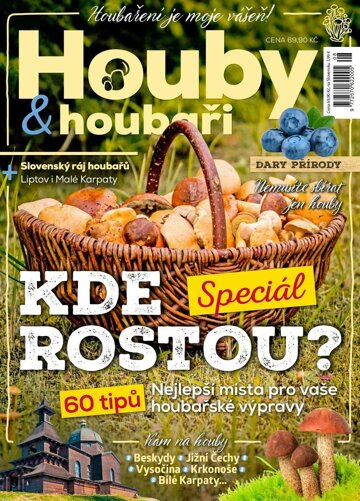 Obálka e-magazínu Houby a houbaři 8/2018