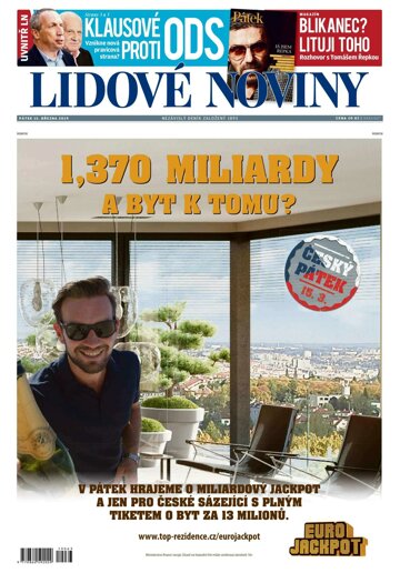 Obálka e-magazínu Lidové noviny 15.3.2019