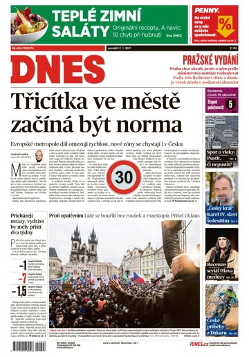 Obálka e-magazínu MF Dnes 11.1.2021