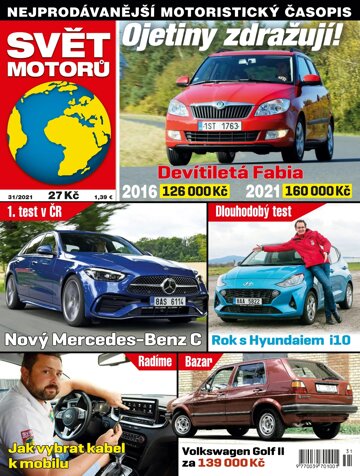Obálka e-magazínu Svět motorů 31/2021