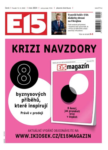 Obálka e-magazínu E15 13.6.2022