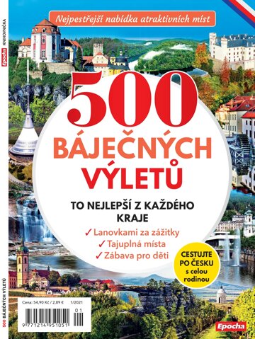 Obálka e-magazínu Knihovnička Epocha - 101 tipů na výlety 1/21