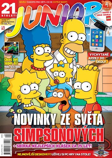 Obálka e-magazínu 21. století JUNIOR 4/15