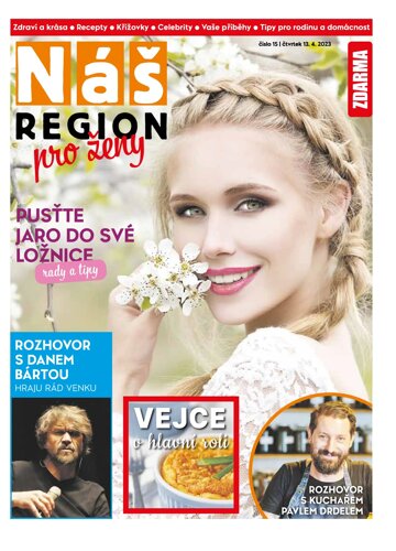 Obálka e-magazínu Náš Region pro ženy 15/2023