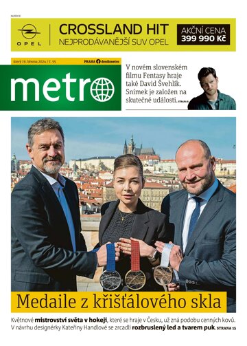 Obálka e-magazínu deník METRO 19.3.2024