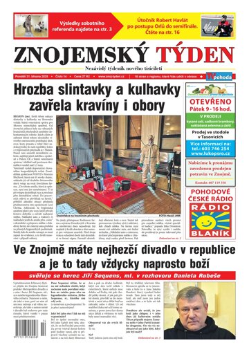 Obálka e-magazínu Znojemský týden 14/2025