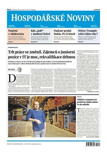 Obálka e-magazínu Hospodářské noviny 064 - 1.4.2025
