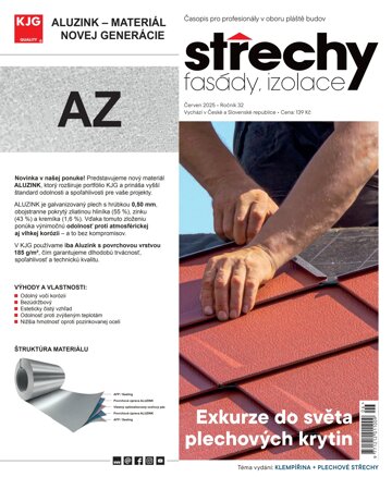 Obálka e-magazínu Střechy, Fasády, Izolace 6/2025