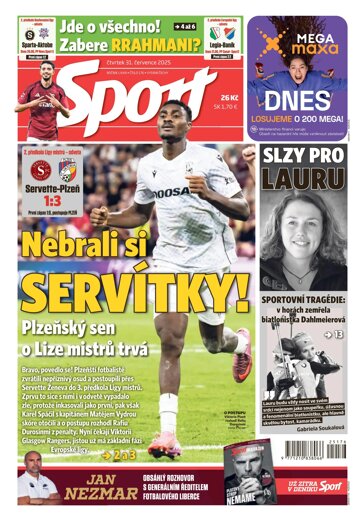 Obálka e-magazínu Sport 31.7.2025