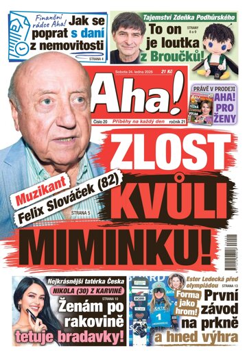 Obálka e-magazínu AHA! 24.1.2026
