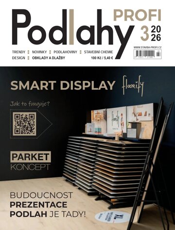 Obálka e-magazínu PODLAHY Profi 3/2026
