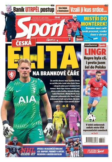 Obálka e-magazínu Sport 24.9.2026