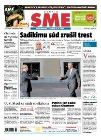 Obálka e-magazínu SME 6.9.2013