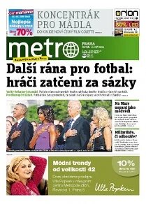 Obálka e-magazínu deník METRO 12.9.2013