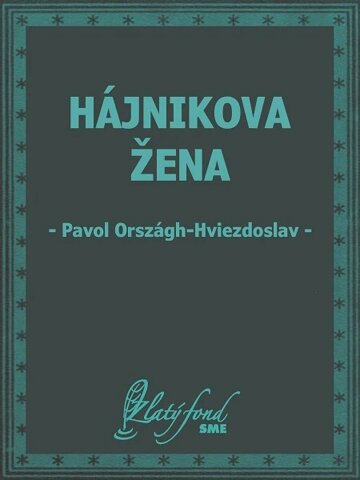 Obálka knihy Hájnikova žena