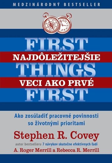 Obálka knihy Najdôležitejšie veci ako prvé
