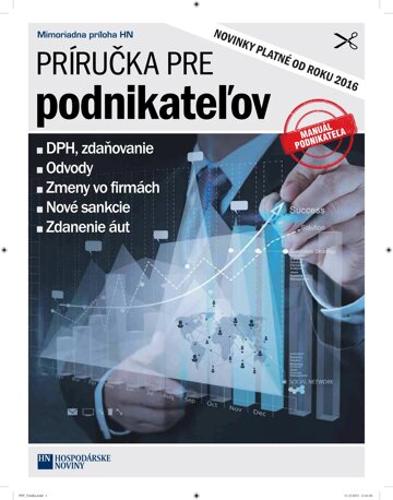 Obálka e-magazínu Príručka pre podnikateľov 14.12.2015