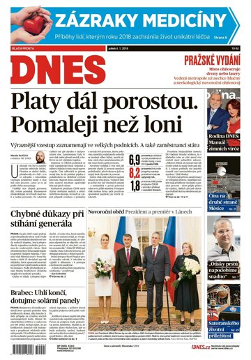 Obálka e-magazínu MF Dnes 4.1.2019