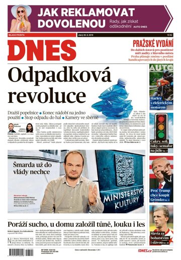 Obálka e-magazínu MF Dnes 20.8.2019