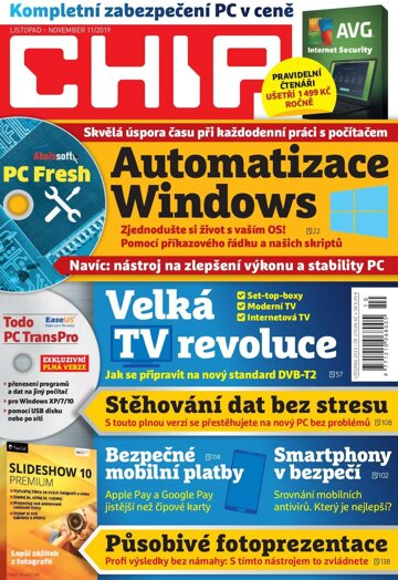 Obálka e-magazínu CHIP 11/2019