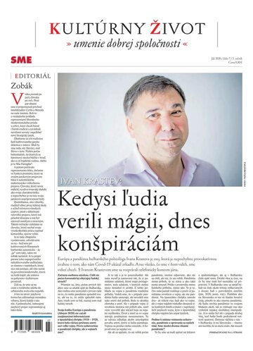 Obálka e-magazínu SME KULTÚRNY ŽIVOT 17/7/2020