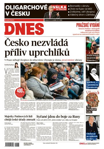 Obálka e-magazínu MF Dnes 12.3.2022