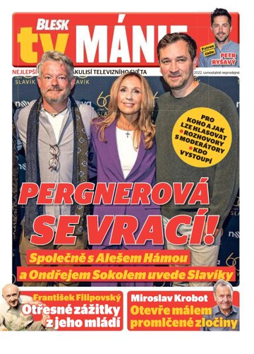 Obálka e-magazínu Blesk Tv manie 24.9.2022