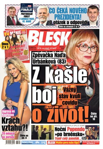 Obálka e-magazínu Blesk 28.1.2023