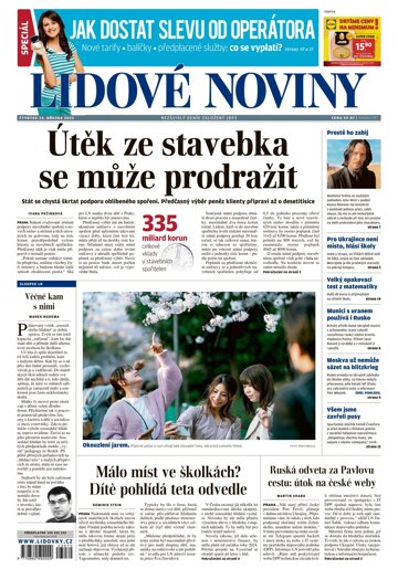 Obálka e-magazínu Lidové noviny 23.3.2023