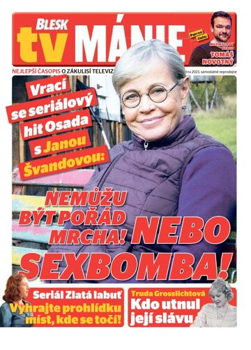 Obálka e-magazínu Blesk Tv manie 27.5.2023