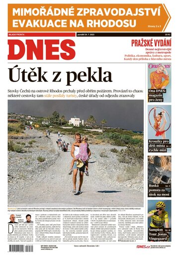 Obálka e-magazínu MF Dnes 24.7.2023