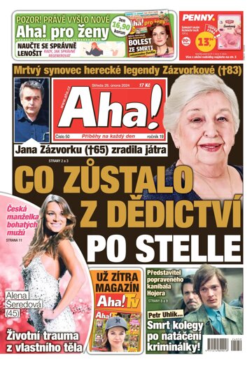 Obálka e-magazínu AHA! 28.2.2024